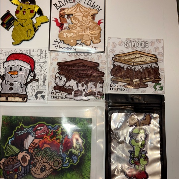 Assorted Embroidered Patches Collection - Picture 2 of 4